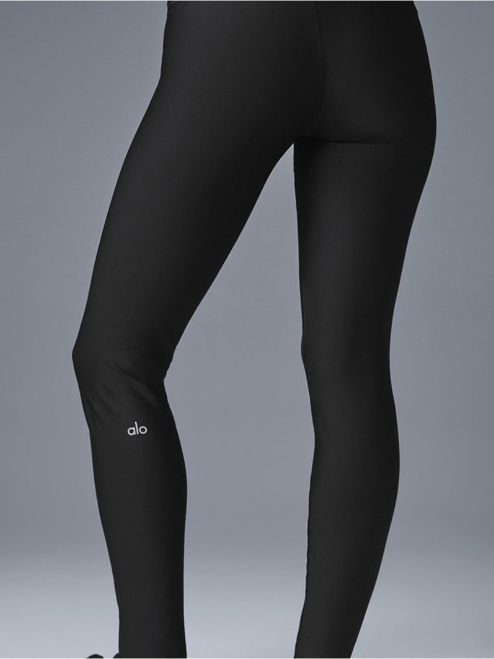 ALO Yoga Black High-Waist High Airlift Legging - Black
